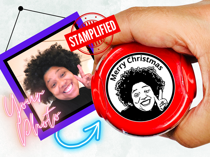 Trio of Personalized Stamps