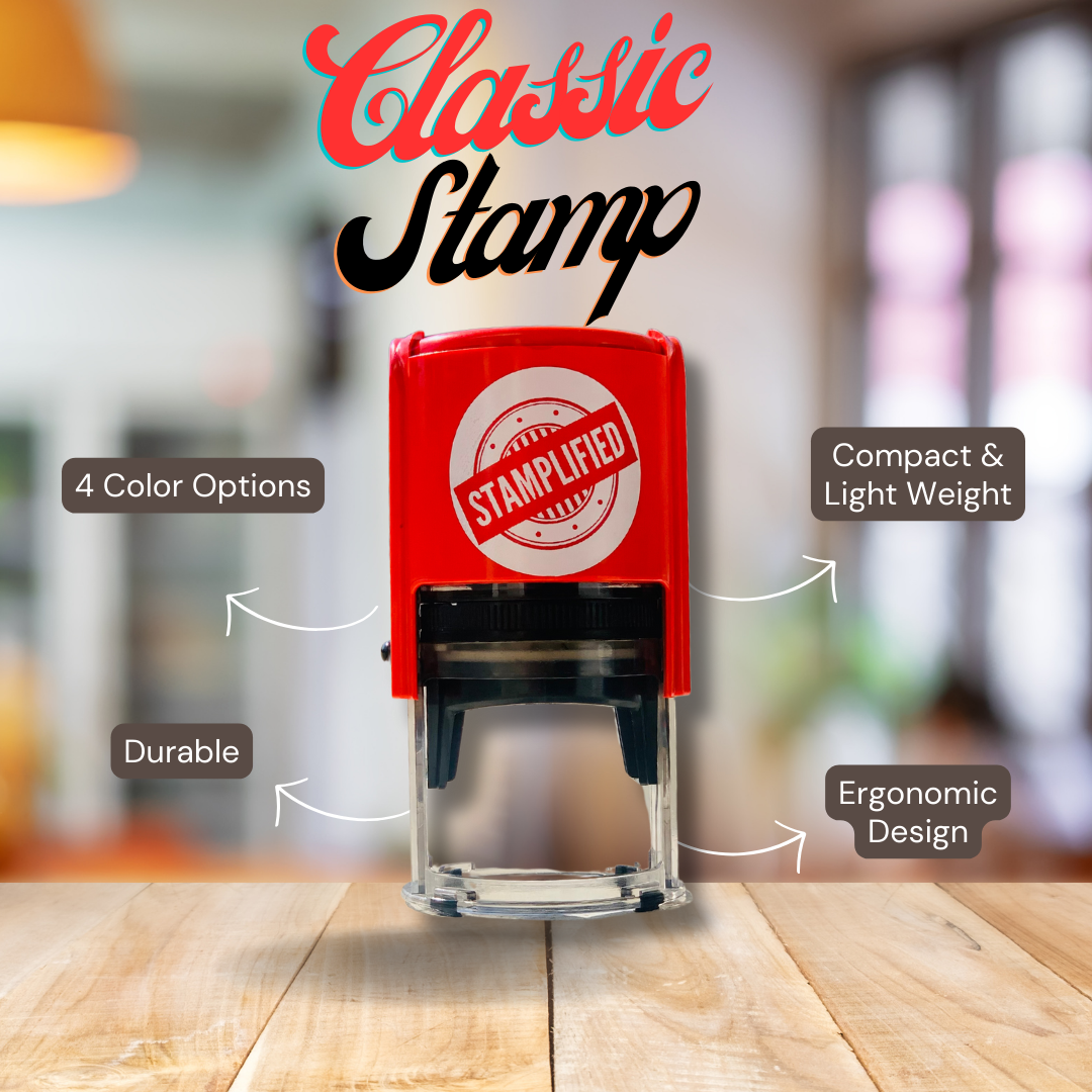 Self-Inking Face/Logo Stamp By Stamplified®