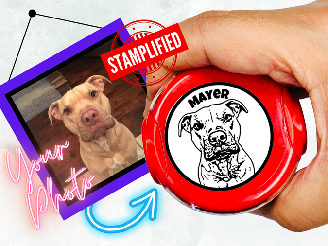 Trio of Personalized Stamps