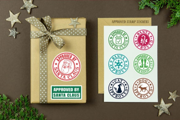 100 PCS Christmas Sticker Bundle