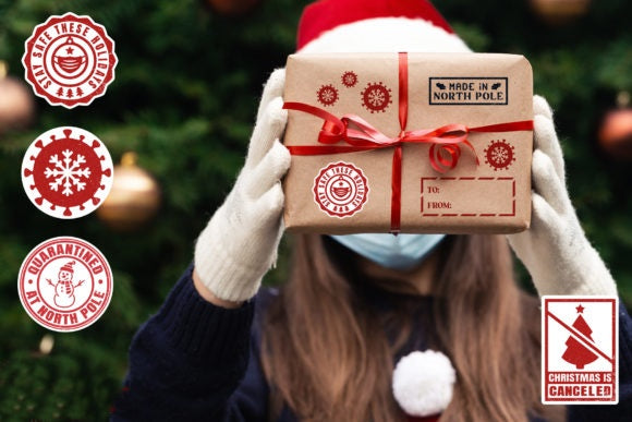 100 PCS Christmas Sticker Bundle