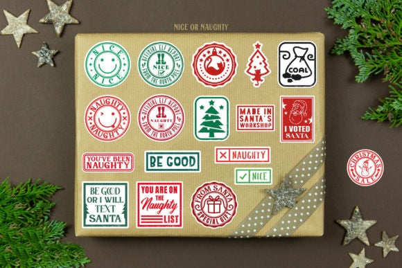 100 PCS Christmas Sticker Bundle