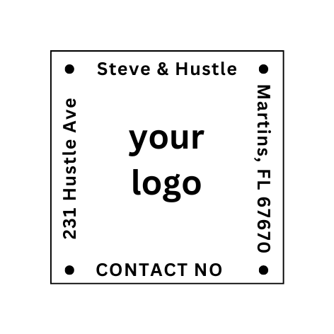 Logo Address Stamp #7