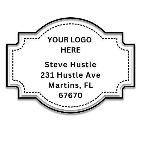 Logo Address Stamp #8