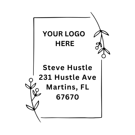 Logo Address Stamp #9