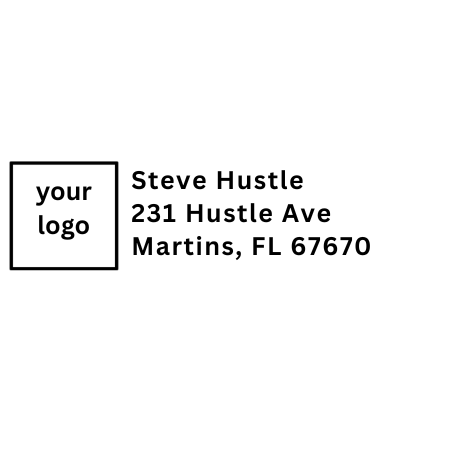 Logo Address Stamp #1
