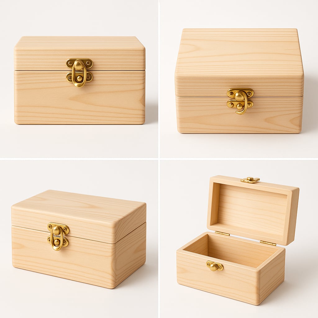 Store Stamp Box Premium Wooden Stamp Box