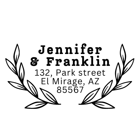 Wedding Address Stamp #2